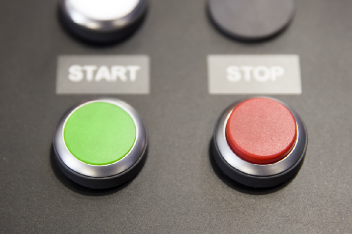 image of an on and off button